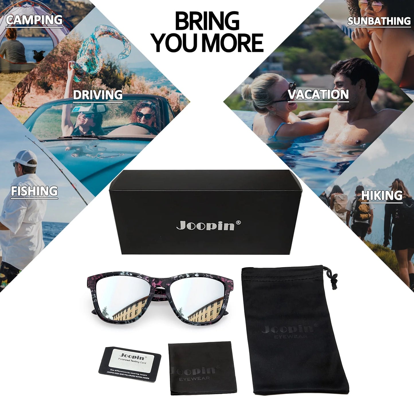 Sunglasses for Women Men, Polarized Womens Classic Retro Trendy Square Mirrored Sun Glasses UV400 Protection