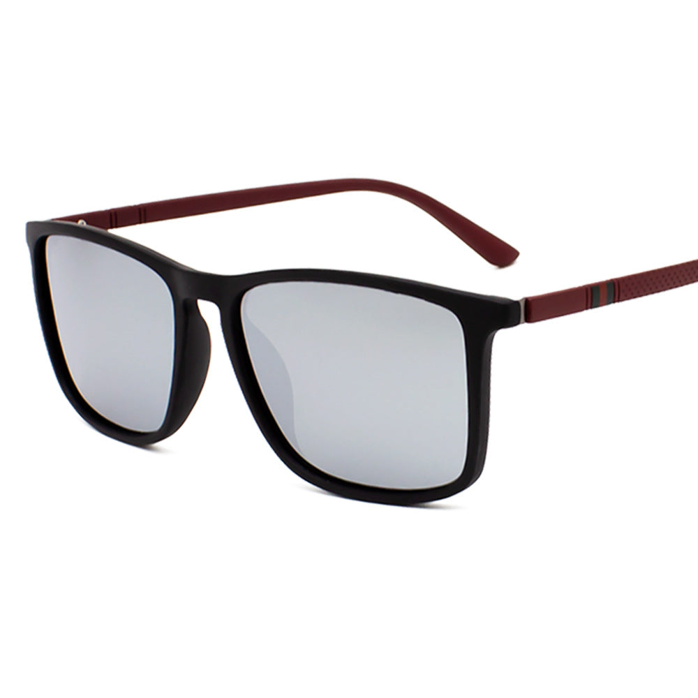Polarized Sunglasses Square Large Frame Plastic