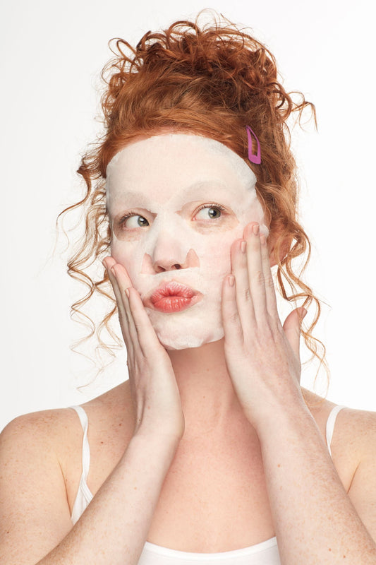Moodmask Just Let It Glow Sheet Face Mask for Beauty Skincare, 0.705 Oz