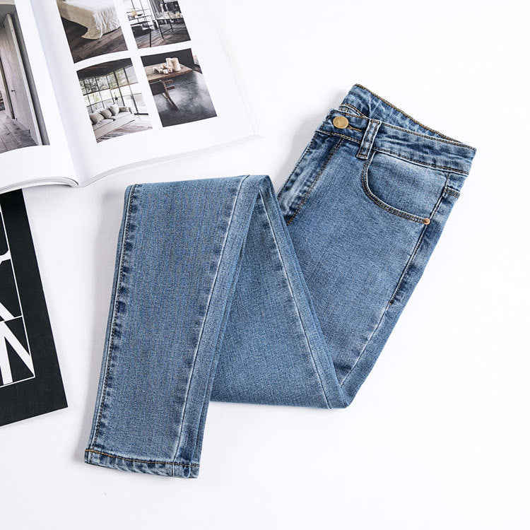 Elastic Tight-Fitting Thin-Footed Pencil Pants