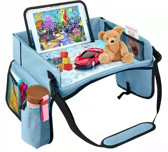 Travel Car Children's Tray Shopping Bags Car Seat Storage Tray