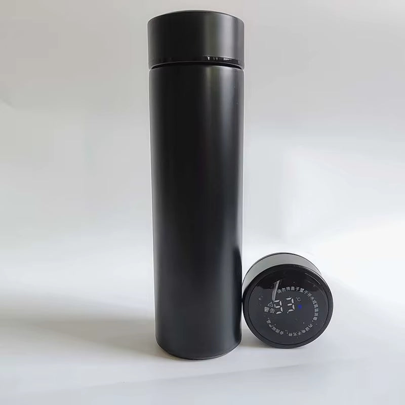 500Ml Business Gift Temperature Display Smart Water Bottles Double Walled Stainless Steel Vacuum Insulated Digital Cups