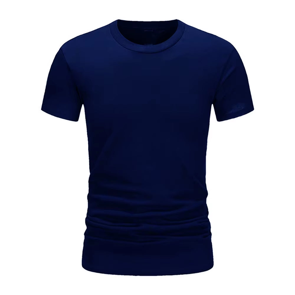 Men Cotton T-Shirt Summer Men Tshirts Loose Oversize Tshirt Casual Breathable Short Sleeve Clothing