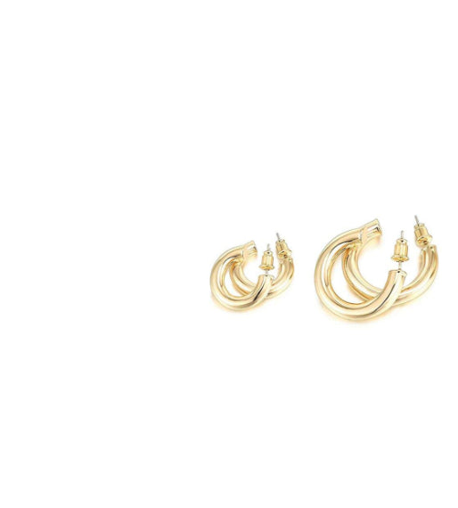 Glossy Round Earrings Jewelry Women