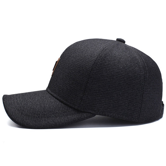 Hat Men's Fashion Plaid Casual Baseball Cap Women's