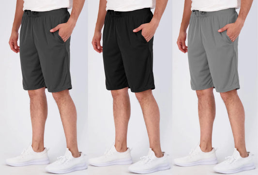 5 Pack Men'S Athletic Shorts Mesh Workout Gym Activewear Basketball Shorts 8