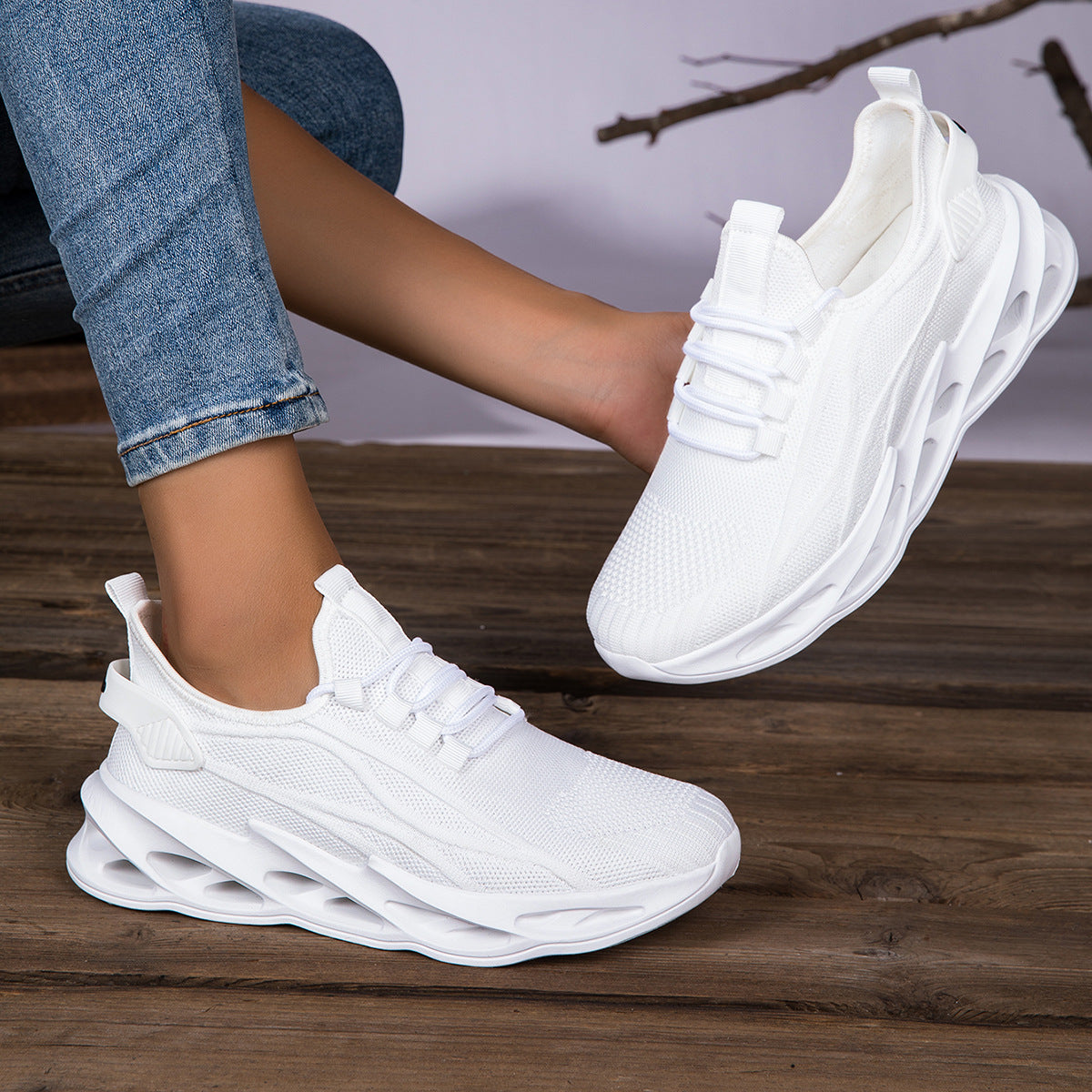 Unisex Mesh Casual Shoes With Soft Soles