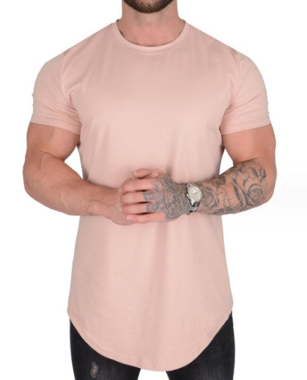 Summer New Slim Fit Men's Sports Fitness T-shirt