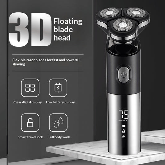 Multi-Functional Rechargeable Mens Full-Body Beard Trimmer