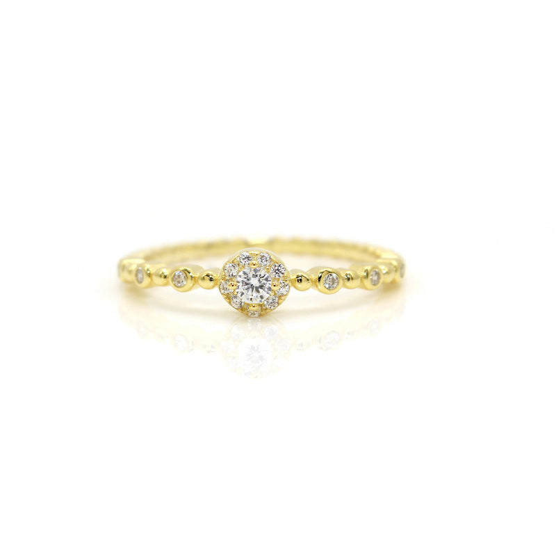 Diamond-encrusted Stacking Rings