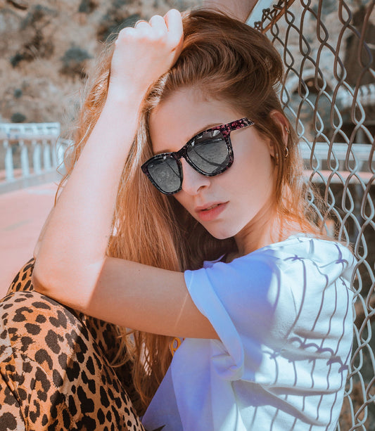 Sunglasses for Women Men, Polarized Womens Classic Retro Trendy Square Mirrored Sun Glasses UV400 Protection