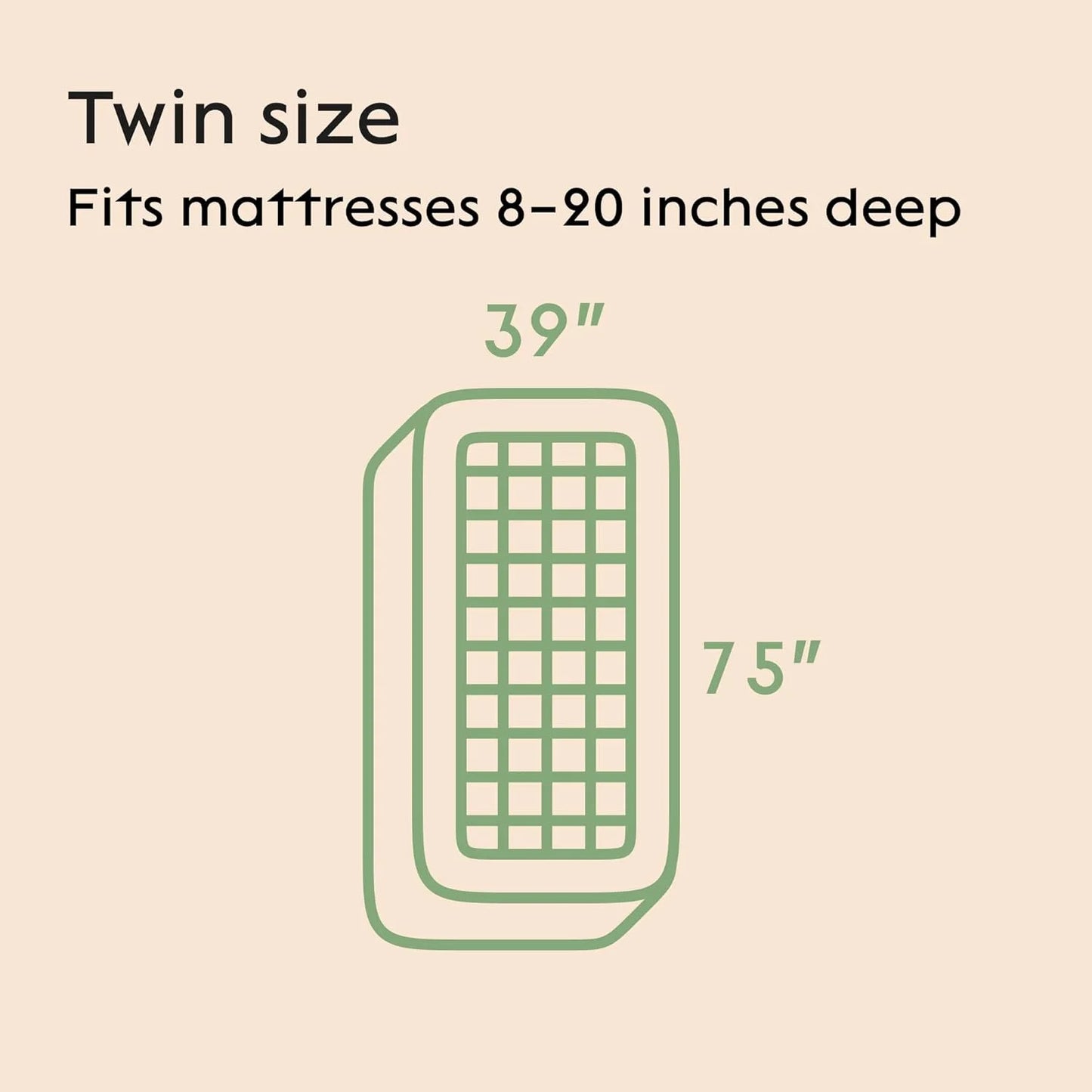 Bamboo Full Size Mattress Topper, Mattress Pad, Mattress Cover 54X75 Inches