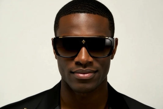 Gafas De Sol Lentes De Moda Para Hombres Grande Style Men Sunglasses Brown Lens