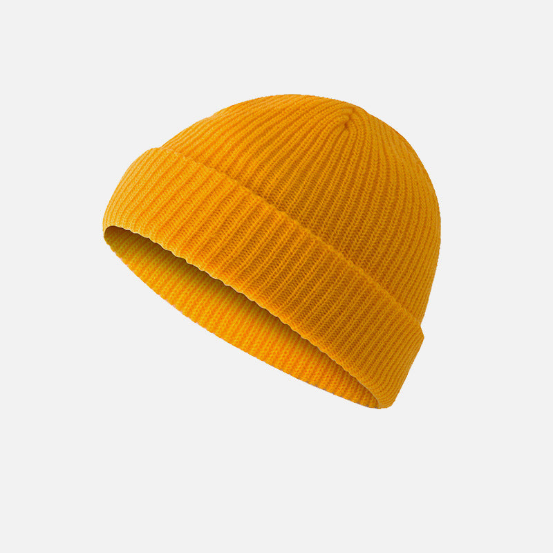 Retro Dome Warm Short Woolen Toe Hat