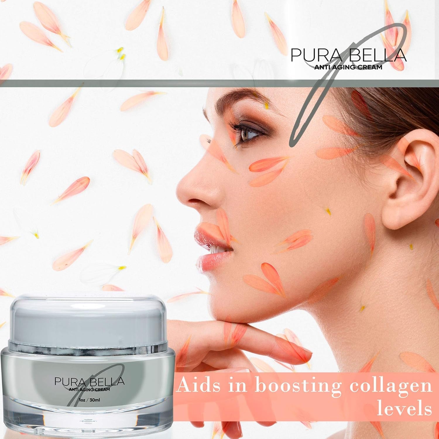 Anti Aging Cream - Boosts Collagen & Elastin Production