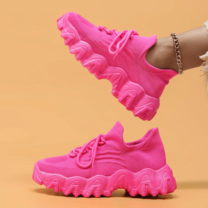 Women's Simple And Breathable Fly Woven Shoes