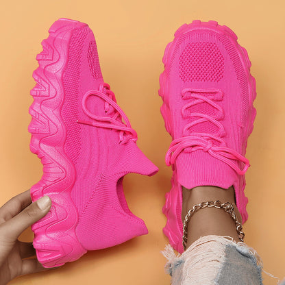 Women's Simple And Breathable Fly Woven Shoes