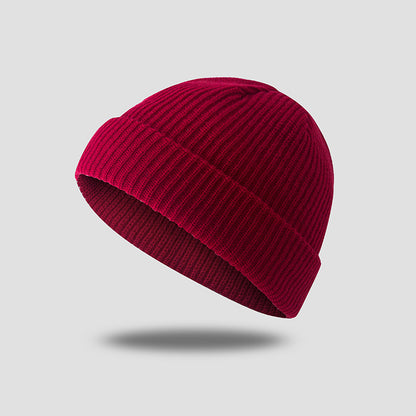 Retro Dome Warm Short Woolen Toe Hat