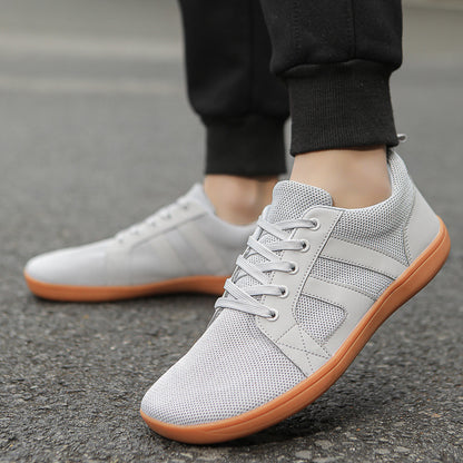 Breathable Lace-up Mesh Casual Walking Sneakers Men Non-slip Running Sports Shoes Women