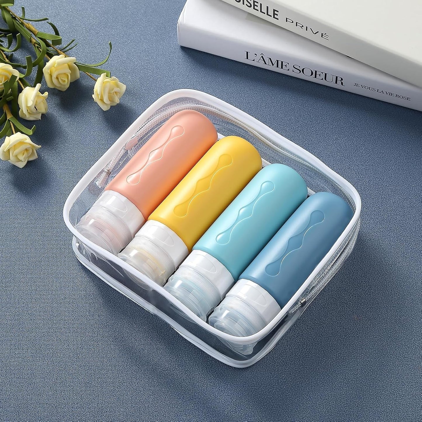 Travel Toiletries Refillable Bottles, Travel-friendly Size, Leak-proof Design, Refillable For Liquids, Suitable For Cosmetics, Shampoo, Body Wash And So On.