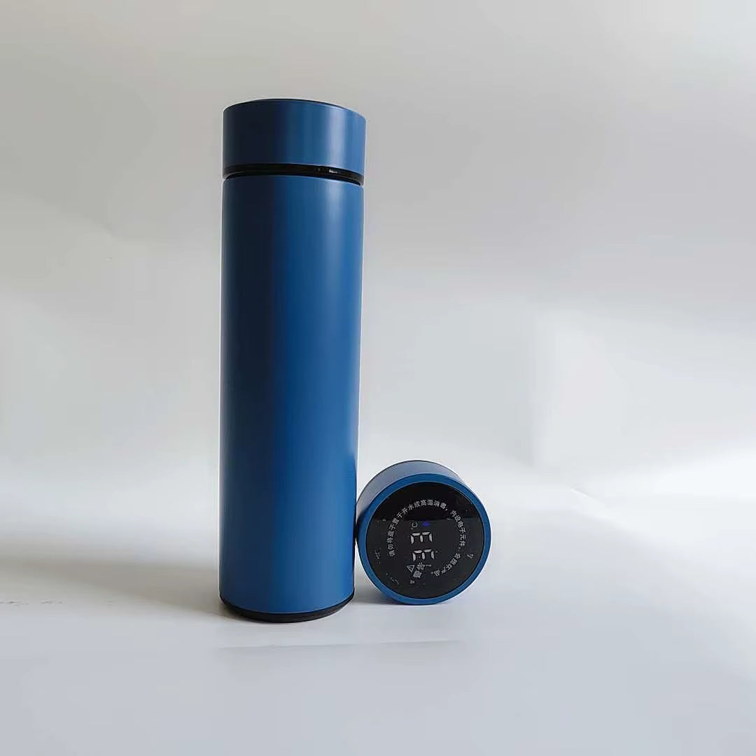 500Ml Business Gift Temperature Display Smart Water Bottles Double Walled Stainless Steel Vacuum Insulated Digital Cups