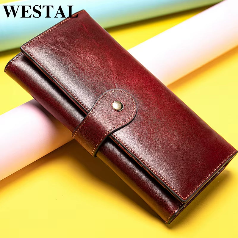 Genuine Leather Women'S Wallets for Cards Coin Purse