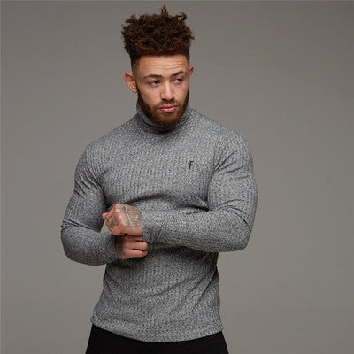 Doctor Muscle Spring Fitness Long Sleeve Men's Sports Shirt