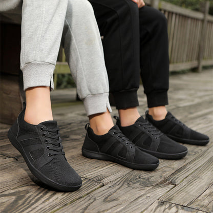 Breathable Lace-up Mesh Casual Walking Sneakers Men Non-slip Running Sports Shoes Women