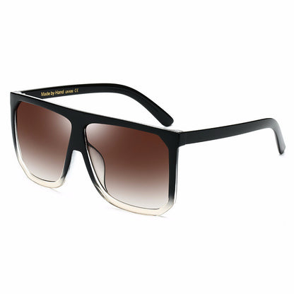 Women's Large Frame Fashionable Eye Protection Sunglasses