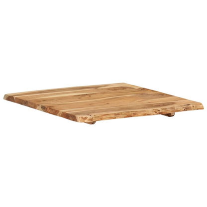 Tabletop Solid Acacia Wood 58x(50-60)x2.5 cm   Tabletop