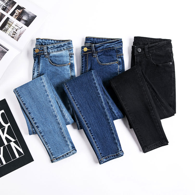 Elastic Tight-Fitting Thin-Footed Pencil Pants
