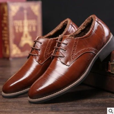 Men's leather dress shoes