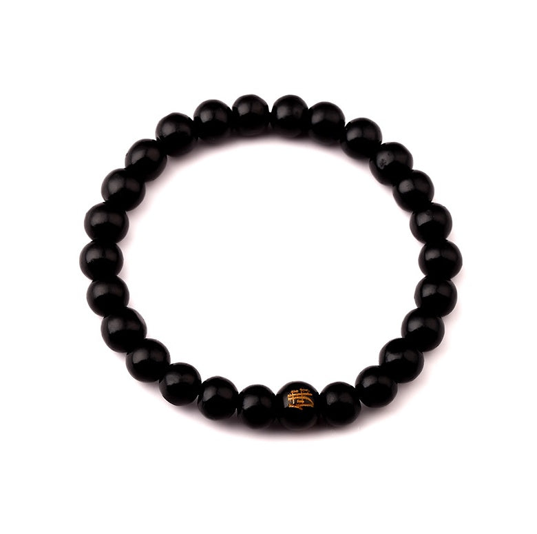 Men's Wood Bead Bracelet