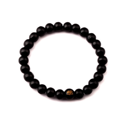 Men's Wood Bead Bracelet