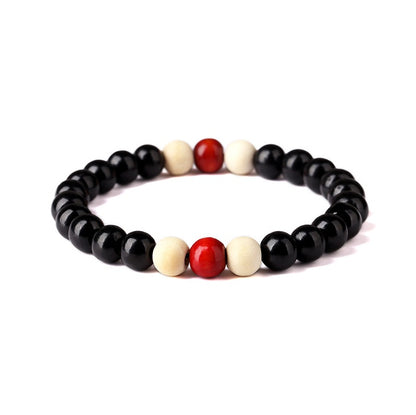 Men's Wood Bead Bracelet