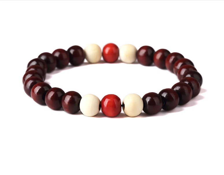 Men's Wood Bead Bracelet