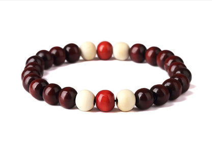 Men's Wood Bead Bracelet