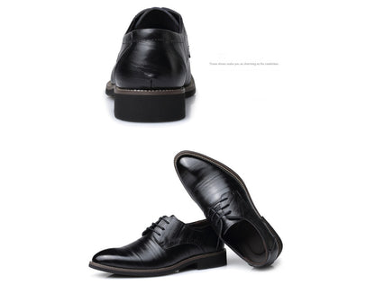 Men's leather dress shoes