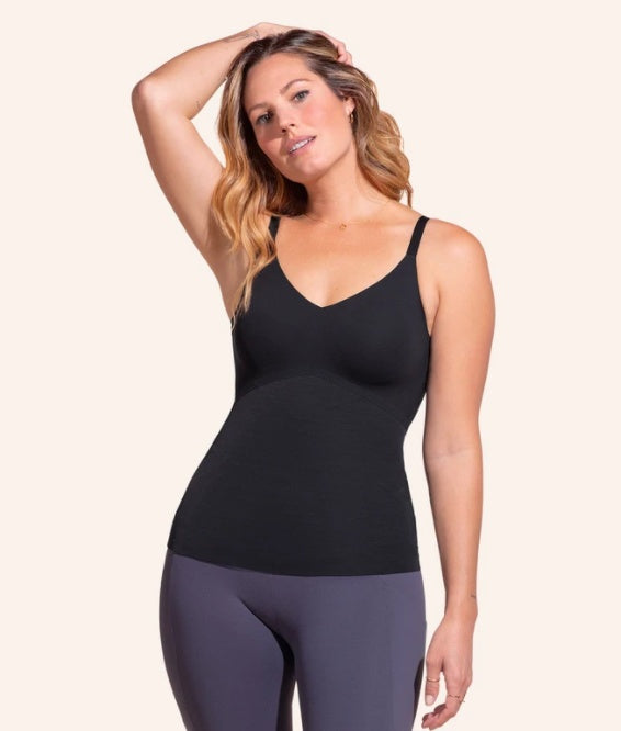 Slim Fit Nylon Ladies Bottoming Shirt With Adjustable Straps