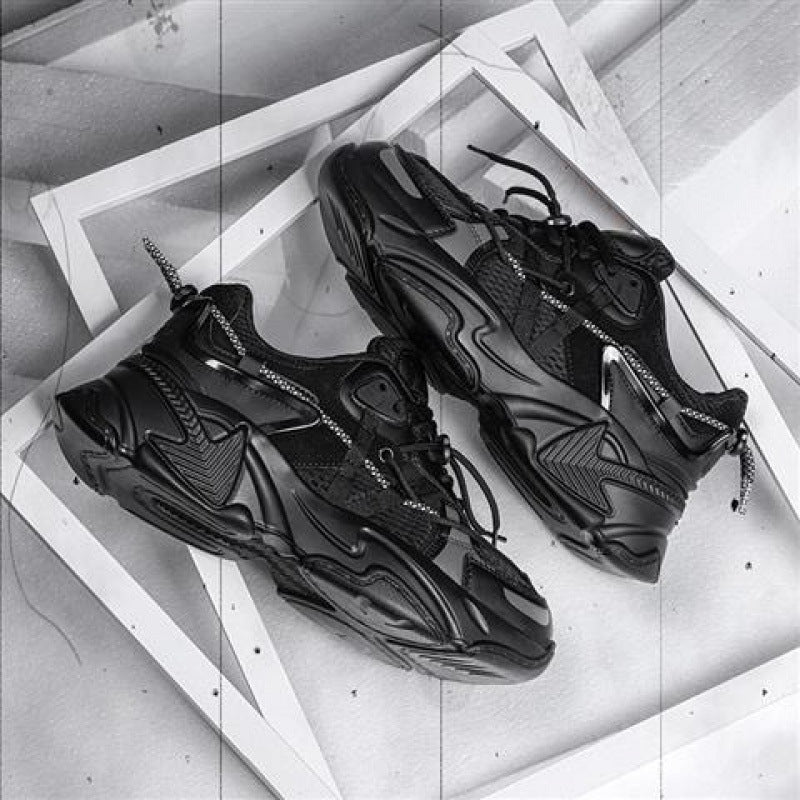 Black Trend Wild Sport Red Fire Trendy Shoes