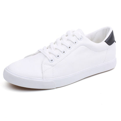 Spring Sneakers Casual Soft Leather Men Shoes Brand Fashion White Shoes KA1188