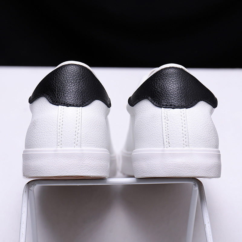 Spring Sneakers Casual Soft Leather Men Shoes Brand Fashion White Shoes KA1188
