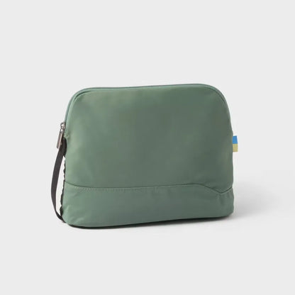 Travel Toiletry Bag – Solid Color, Zipper Closure, Luggage Accessory For Carry-On Or Suitcase