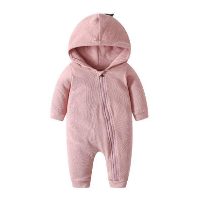 Long Sleeve Hooded Zipper Sweater For Newborn