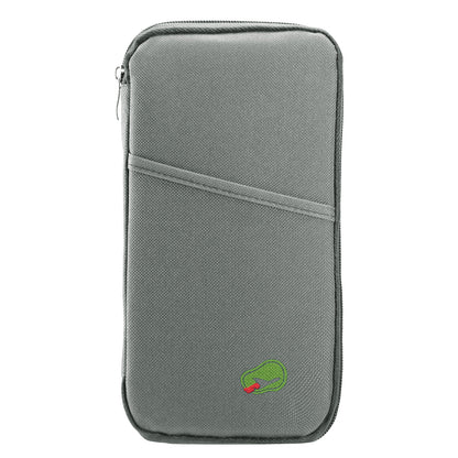 1Pc Travel Passport Wallet 12Cells Ticket ID Credit Card Holder Water Repellent Documents Phone Organizer Zipper Case Business Trip Daily Use
