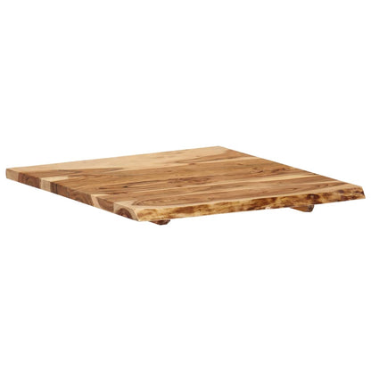 Tabletop Solid Acacia Wood 58x(50-60)x2.5 cm   Tabletop