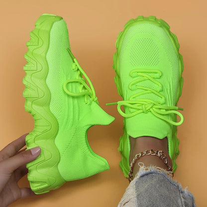 Women's Simple And Breathable Fly Woven Shoes