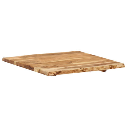 Tabletop Solid Acacia Wood 58x(50-60)x2.5 cm   Tabletop