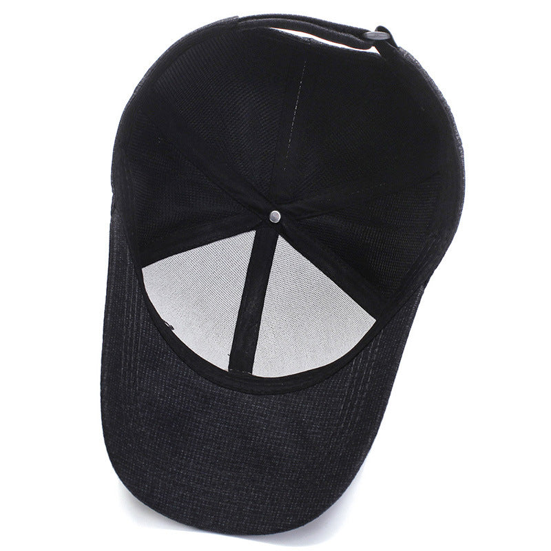 Hat Men's Fashion Plaid Casual Baseball Cap Women's