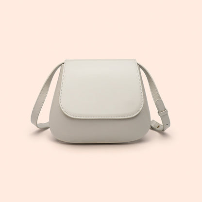 Crossbody Bag Vegan Leather Women Retro Small Saddle Satchel Shoulder Bag With Long Adjustable Strap